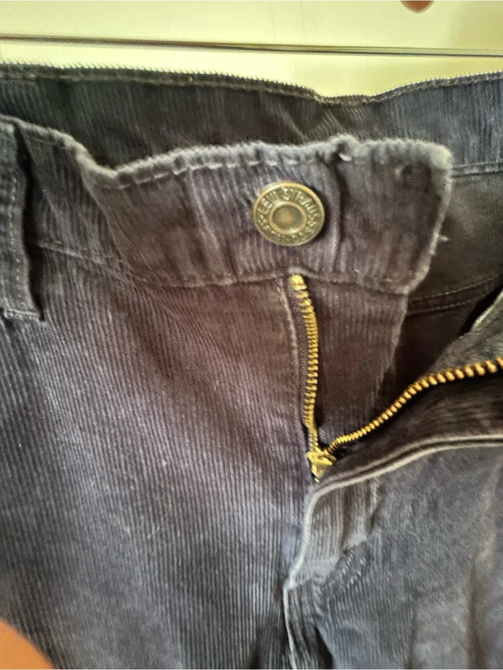 LEVIS STRAUSS Unisex Straight-Leg Corduroy Jeans in Dark Navy